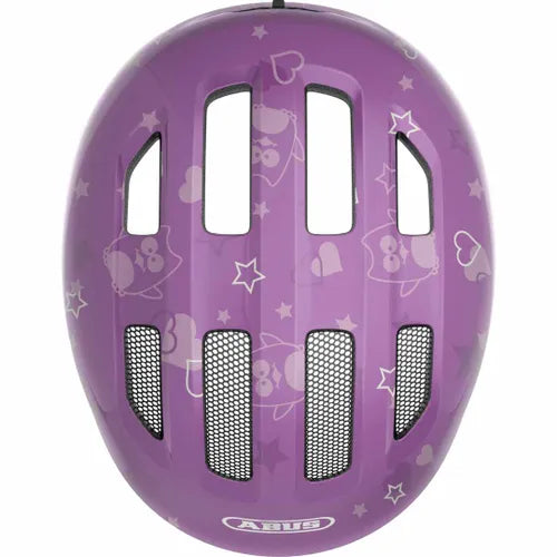 Abus Helmet - SMILEY 3.0, Small, Purple star