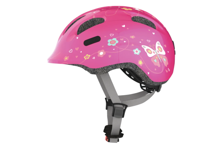 Abus Helmet - SMILEY 2.0, Medium, Pink Butterfly