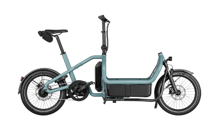 Riese & Müller Carrie2 City, Aqua, Purion 200, 545wh, Family Kit