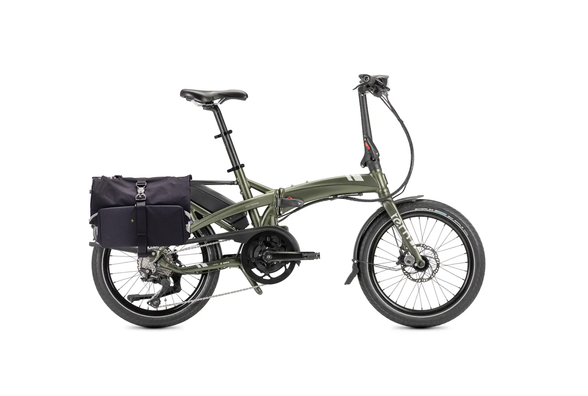 Tern Vektron S10 (Forest): Compact Electric Folding eBike
