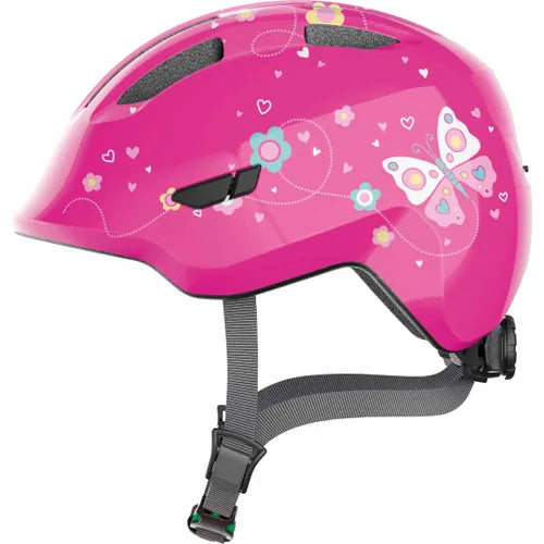 Abus Helmet - SMILEY 3.0, Small, Pink Butterfly