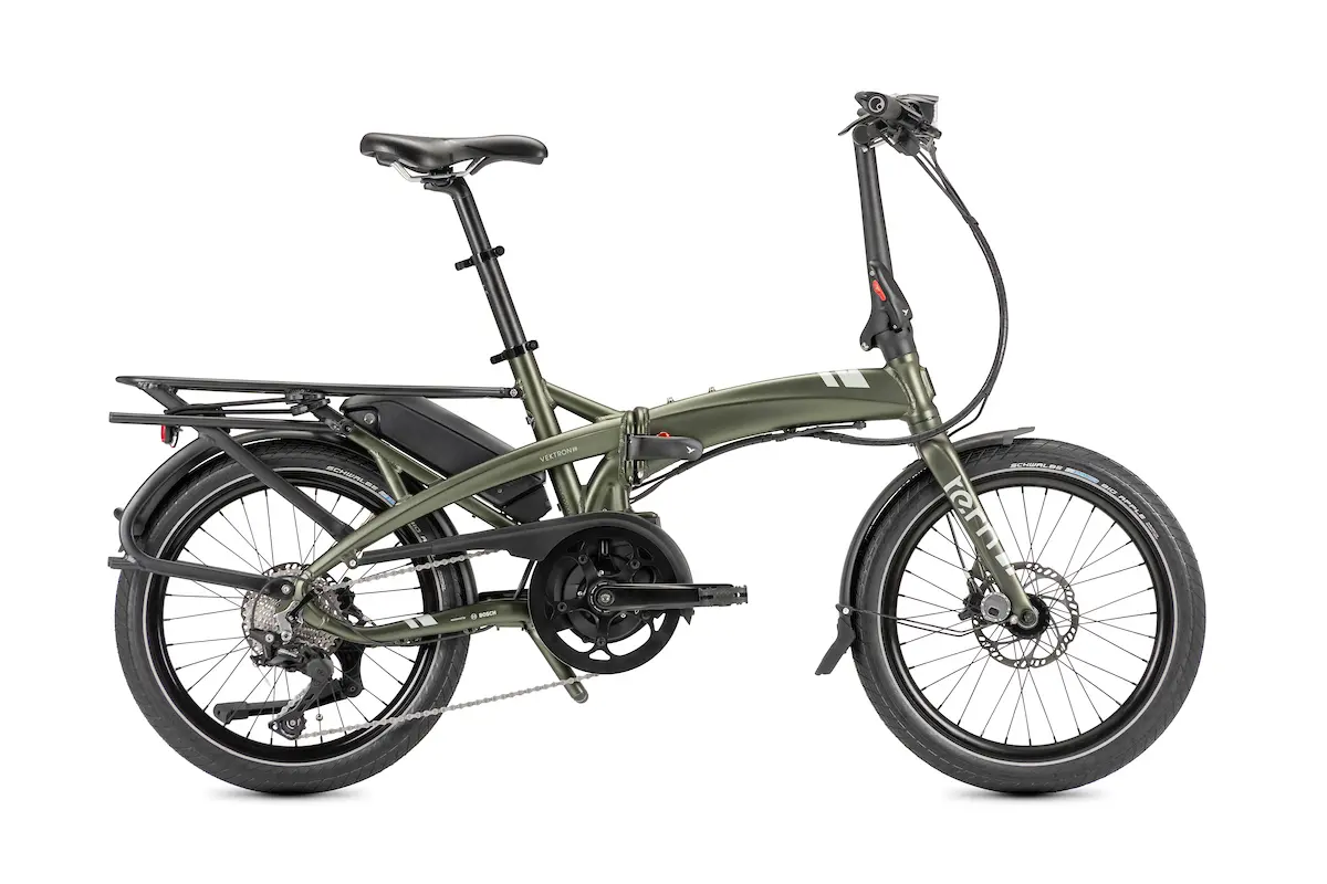 Tern Vektron S10 (Forest): Compact Electric Folding eBike