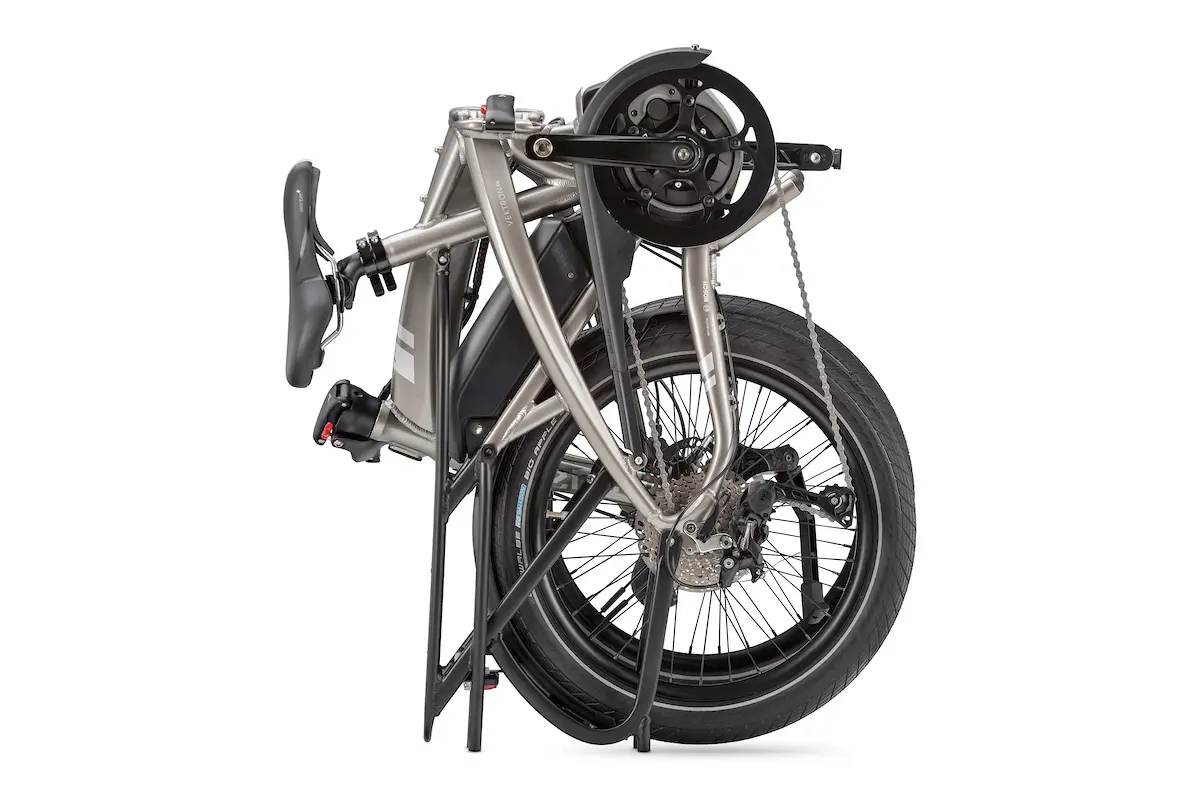 Tern Vektron S10 (Silver): Compact Electric Folding eBike